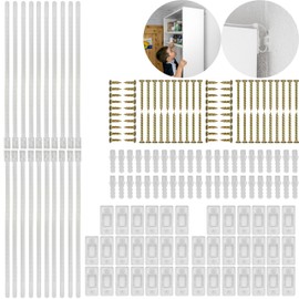 20 Pack Anti-tilt Lock for Shelves, Dressers and Cabinets - Screw-On - Easy to Activate/Disable Protection for Toddlers and Pets - Set Includes Dowels and Screws - Furniture Tilt Protection