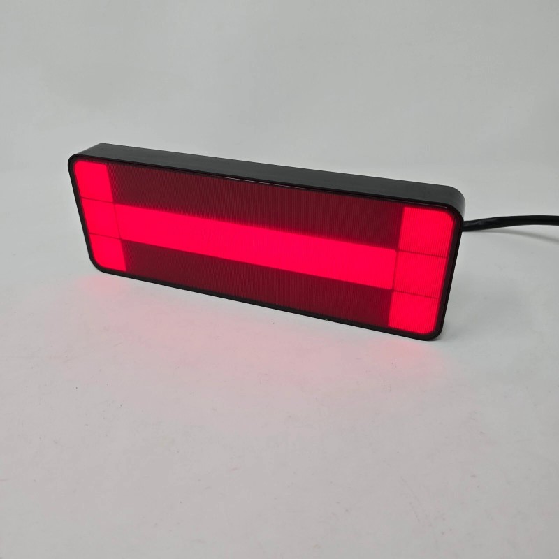 Mechanic Force Hitch Cover Red LED Brake Sequential Signal Reverse
