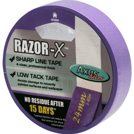 Axus Decor AXU/MTX24 24 mm x 40 m Razor-X Low Tack Tape