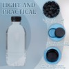 OLYCRAFT Pack of 50 Plastic Bottle Caps, Black Screw Caps,