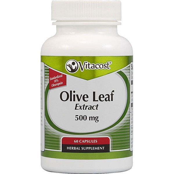Vitacost Synergy Olive Leaf Extract - Standardized -- 500 Milligram - 60 Capsules