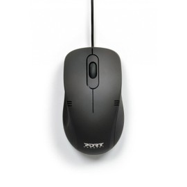 Port Connect Wired Mouse PC USB-A Ambidextrous Pro Black