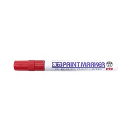Bigman TSB-03 Strong Paint Marker, Red T