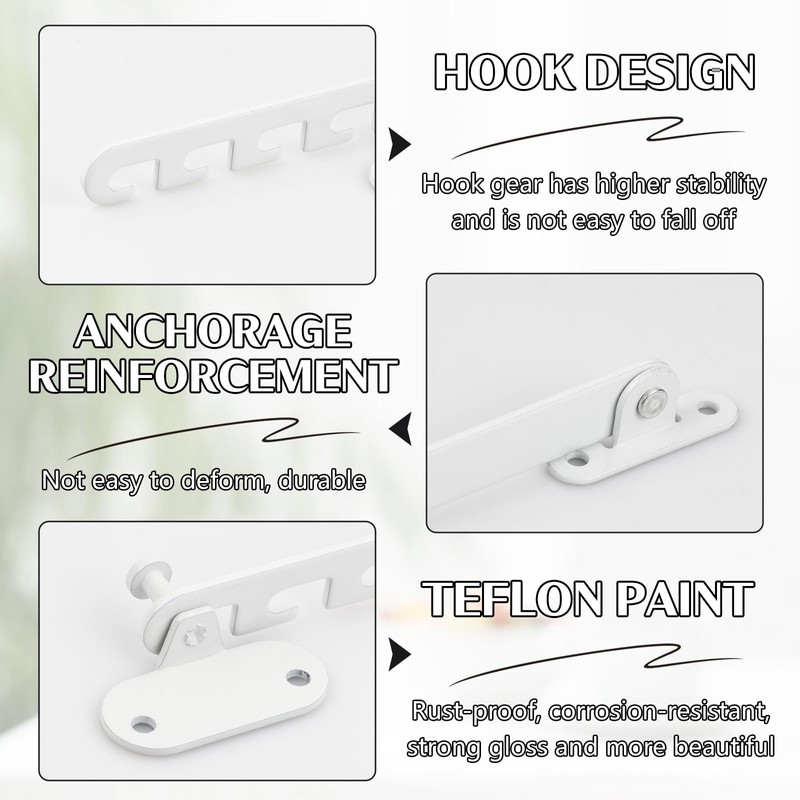 Anseom 2 Pcs Window Safety Restrictors, Window Safety Locks Window