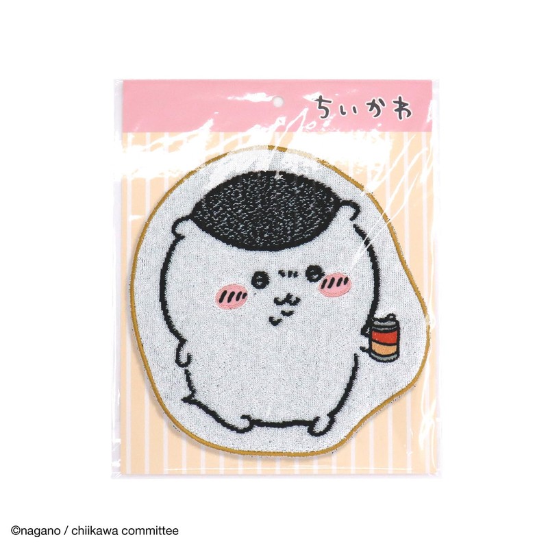 Chiikawa 41-1200120 Die Cut Towel Handkerchief, Brown, Kurimanju, Die Cut,