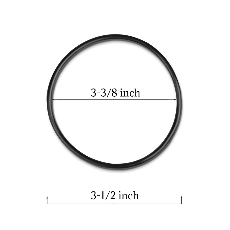 Kujunpao 3.5" O.D Water Filter O-Ring Replaces Reverse Osmosis Water