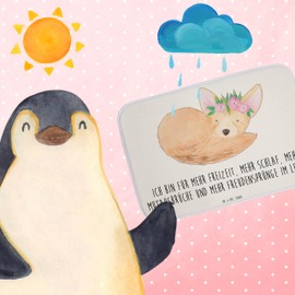 Mr. & Mrs. Panda Shower Mat, Desert Fox Flowers - Gift, Wild Animals, Bath Mat, Bathroom Mat, Bathroom Rug, Africa