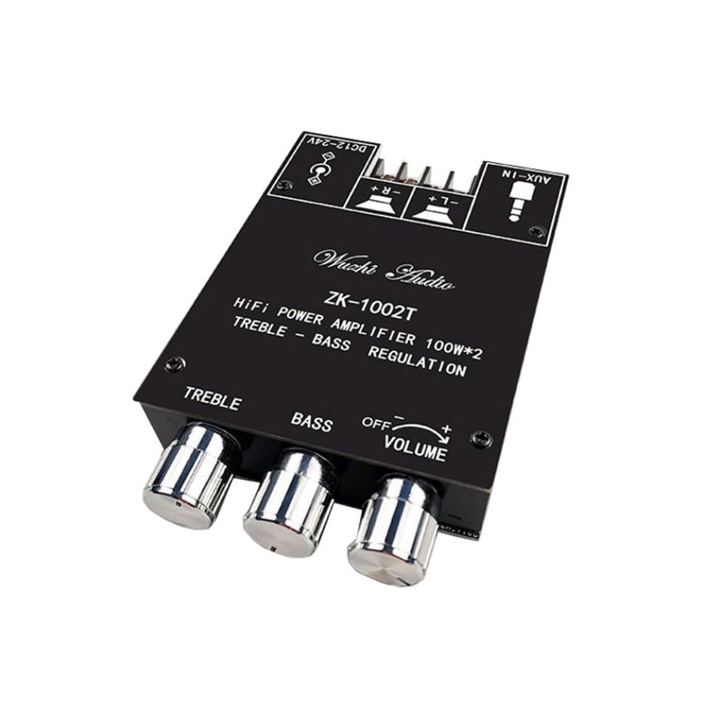 2PCS ZK-1002T 5.0 Amplifier Board 2.0 200W HiFi Subwoofer Audio