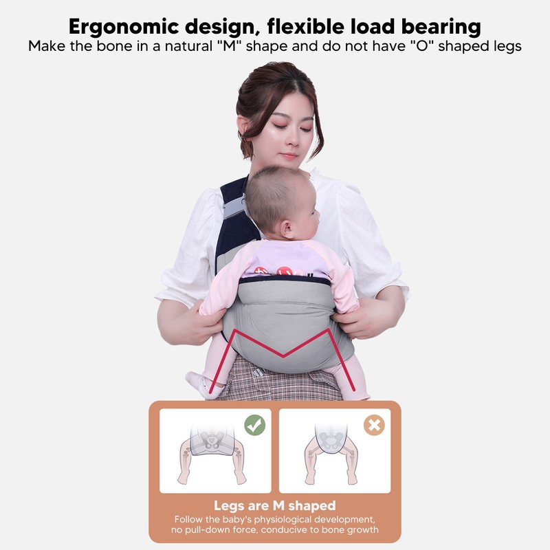 Ergonomic Baby Strap One Shoulder Labor Front Hugger 20KG Load