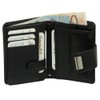 Luxury Leather Ladies Purse Wallet XXL Wallet with Press Stud
