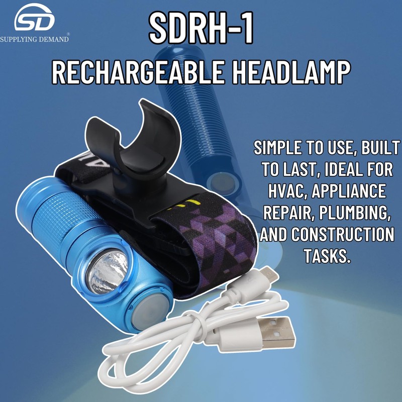Supplying Demand RH-1 Rechargeable Headlamp