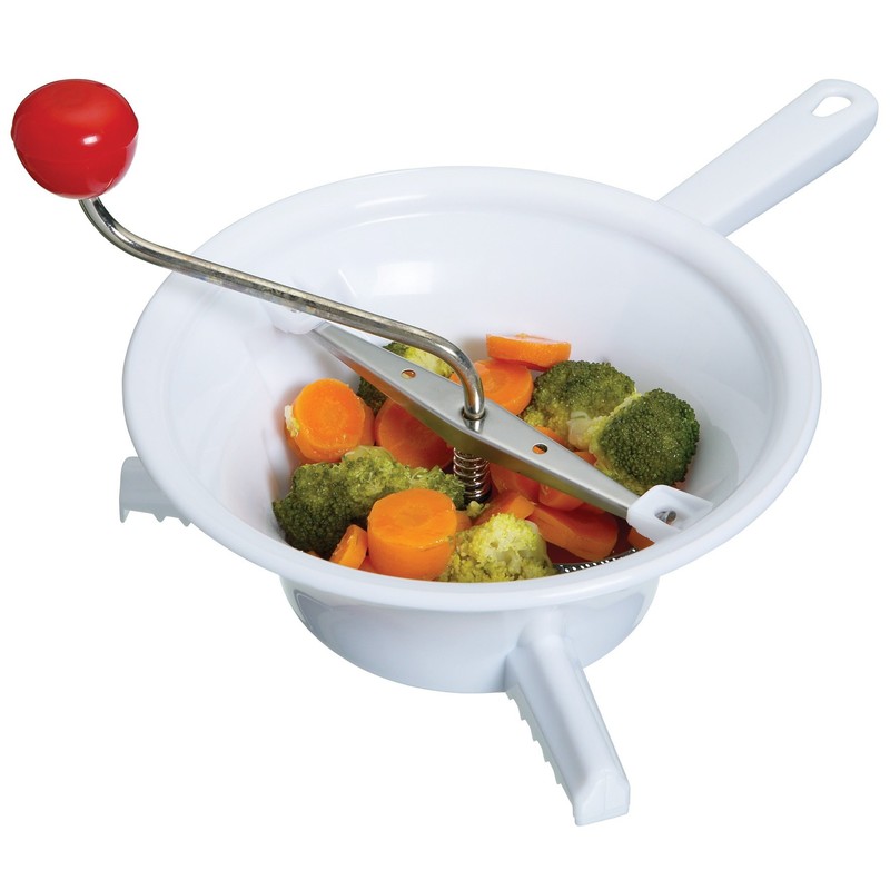 KitchenCraft French-Style Food Mill/Baby Food Blender, Gift Boxed, Plastic/Stainless Steel