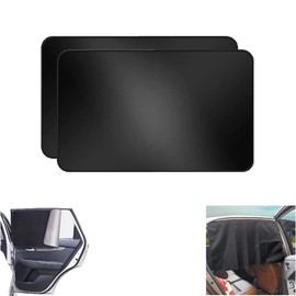 2 Stück Sonnenschutz Auto Baby, Vorhang Magnetisch für UV-Schutz Hitzeschutz, Verdunkelung, Sonnenschutz für Seitenscheiben, Autofenster Sonnenschutz Kinder, 80 * 50cm