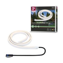 Paulmann 94679 Plug & Shine LED Outdoor Light Stripe Smooth IP68 2 m Including 1 x 11 W Dimmable White Plastic 3000 K