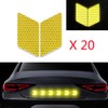20x Reflective Reflector Sticker Self Adhesive Safety Warning Conspicuity Tape