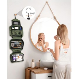 Seaforie Toiletry Bag, Army Green, Modern
