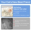XuCuiHua Natural Cat Litter Unscented, 100% Plant-Based, Strong Clumping Litter,