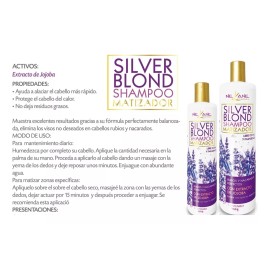 Nekane Shampoo Matizador Silver Percapelli 300ml Libre De Sal