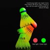 Shuttle Cocks - Light Up Shuttlecock,Wind-Proof Badminton Ball Set of