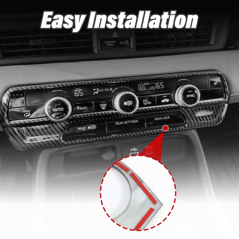 Center Console Gear Shift Panel Cover Trim Compatible with Honda