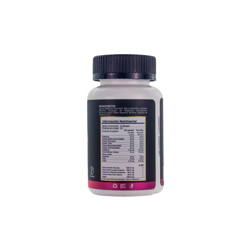 Aguaje Maca Biotina Armor For Health Cápsulas 100