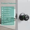 Fingerprint Door Lock,4 in 1 Smart Door Knob with Keypad