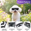 PETLESO Small Dog Goggles, UV-Proof Sunglasses for Outdoor Driving Cycling