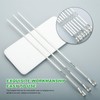Barbecue Skewers Kebab Skewers Stainless Steel 20 Pieces 30 cm