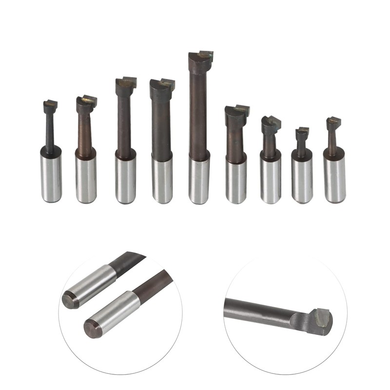 9Pcs Boring Head 2 Inch Carbide Boring Bar Set Milling