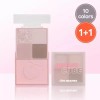 I'm Mimi 아임미미 아이섀도우 블러셔 팔레트 아임 멀티 큐브 X2 [08 휘그 타르트／02 헬로 피치] I'm Mimi Eyeshadow Blusher Palette I'm Multi Cube X2 [08 Fig Tart / 02 Hello Peach]