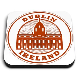 1 x Square MDF Fridge Magnet - Dublin Ireland Irish Travel Architecture 4449