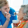 Baluue Stainless Steel Angled Spoon for Elderly Patients, Self-Feeding Utensil