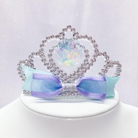 Minacute Q5897 Mermaid Tiara, 3.1 inches (8 cm) Diameter