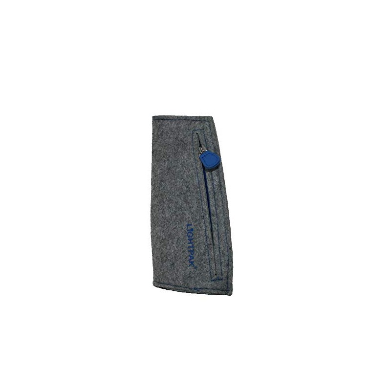 Lightpak 43095 - Drop Pencil Case, Light Grey, Felt Pencil