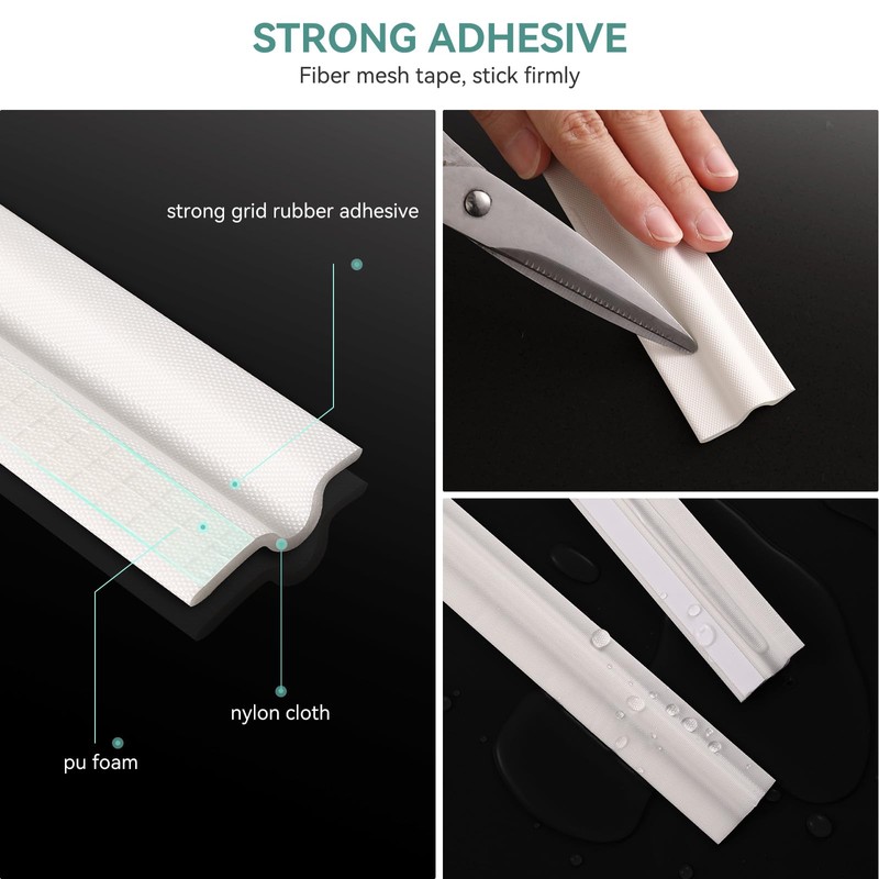 MOPMS Draft Stopper Sweep, Door Weatherproofing Stripping, Window Seal Strip