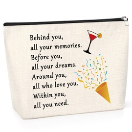 Happy 17th Birthday Gifts for Girls Cosmetic Bag 17 Year Old Girl Gift Ideas 17th Birthday Presents for Her Daughter Friend Sister Niece Toiletry Bag Sweet 17 Travel Makeup Pouch