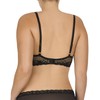 Natori Women's Feathers Contour Plunge Bra, Black, 32DDD