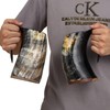 Bhartiya Handicrafts 16 Oz Viking Drinking Horn Mug Game of