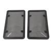 License Plate Frame Cover Set Standard Fit Smoky UV Resistant