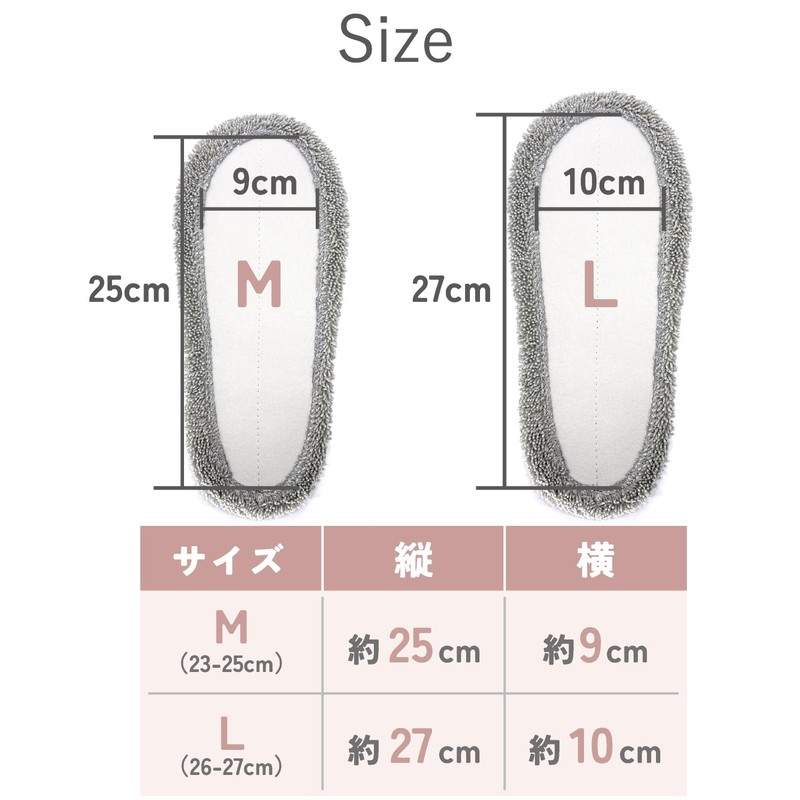 Kind Slipper, Recommended by Cleaning Professionals, Replacement for Cleaning Slippers,