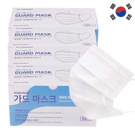 Guard Domestic Dental Mask Disposable Triple MB Filter 200 Sheets Large / 가드 국산덴탈마스크 일회용 3중MB필터 200매 대형