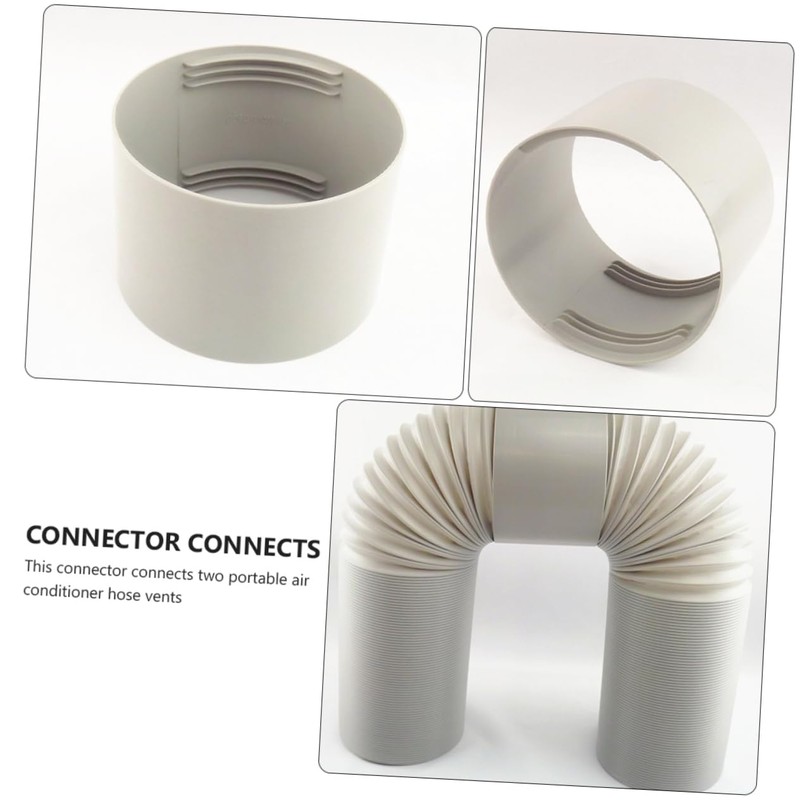 Levemolo Exhaust Hose Coupler for Air Conditioner Left Right Rotation