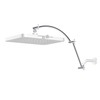 Hibbent All Metal 20'' Shower Head Extension Arm, Solid Brass