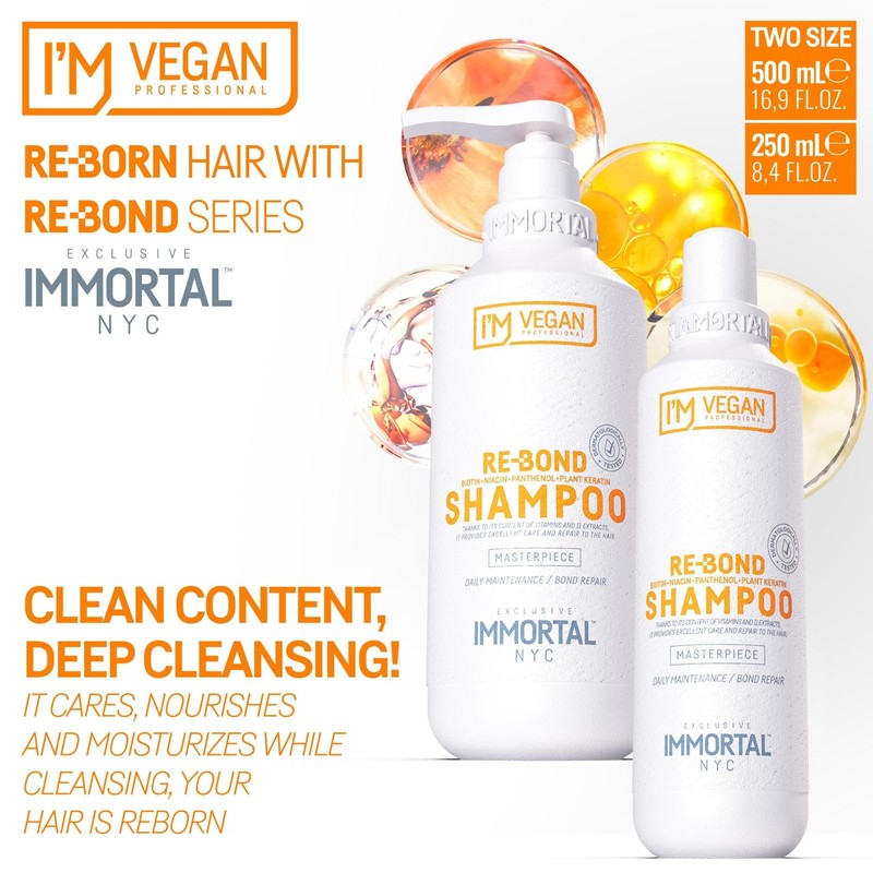 Immortal NYC I M Vegan Re-Bond Shampoo 250ml