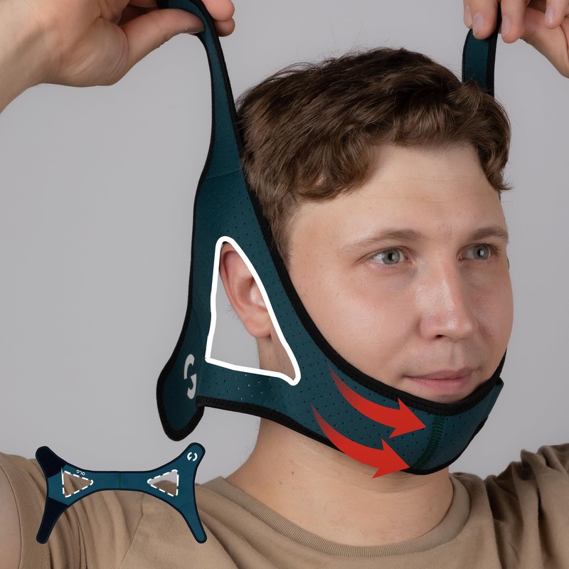 OLG Snore Stopper Chin Strap for Men CPAP Compatible Jaw