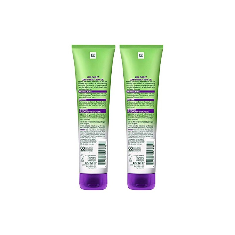 Garnier Hair Care Fructis Style Curl Sculpt Conditioning Cream Gel,
