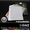 SIGNZ Schnellhefter DIN A4, stabil, 11 Farben, transparenter Deckel, CO2-neutral