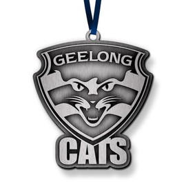Geelong Cats AFL Footy Metal Ornament
