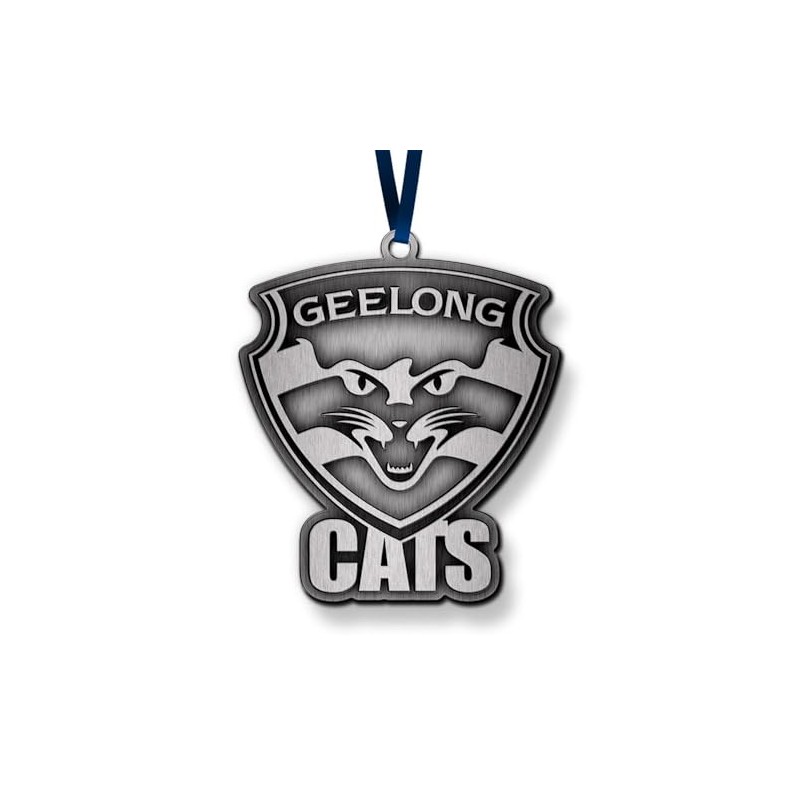 Geelong Cats AFL Footy Metal Ornament