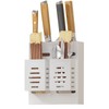 Utensil Holder Stainless Steel Wall Mount Chopstick Draining Storage Shelf